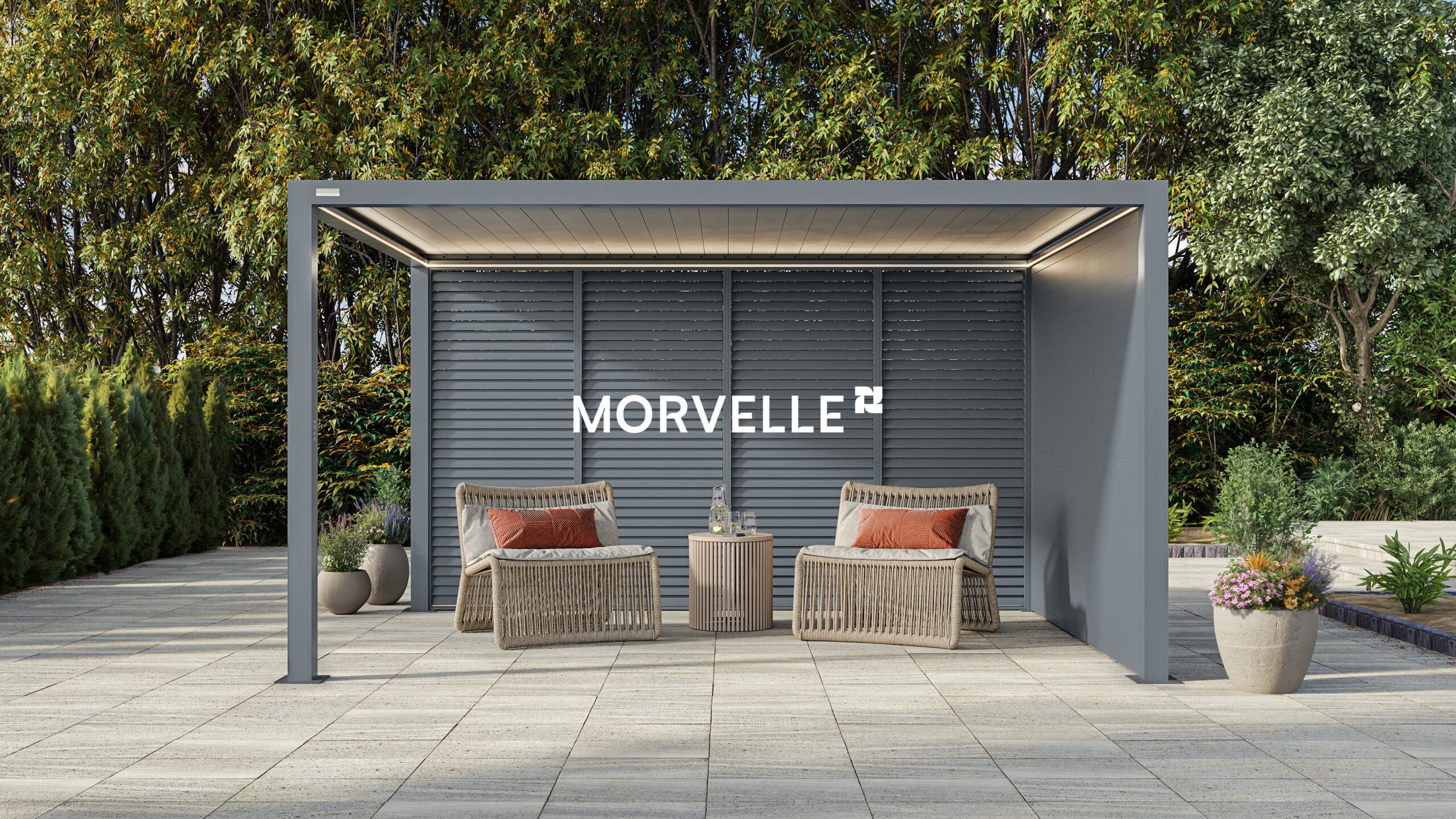 6th Image - Select A Morvelle louvered pergola